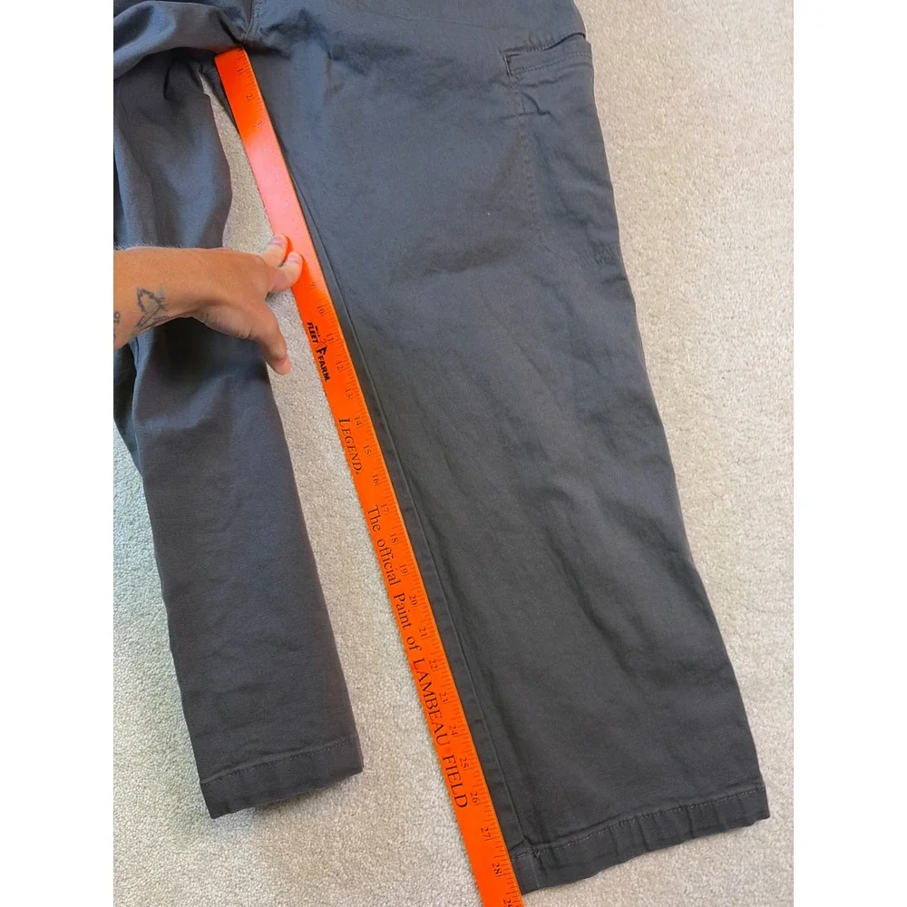 Lee Extreme Motion Cargo Pants Mens 36x29 Gray Regular Straight Fit Stretch